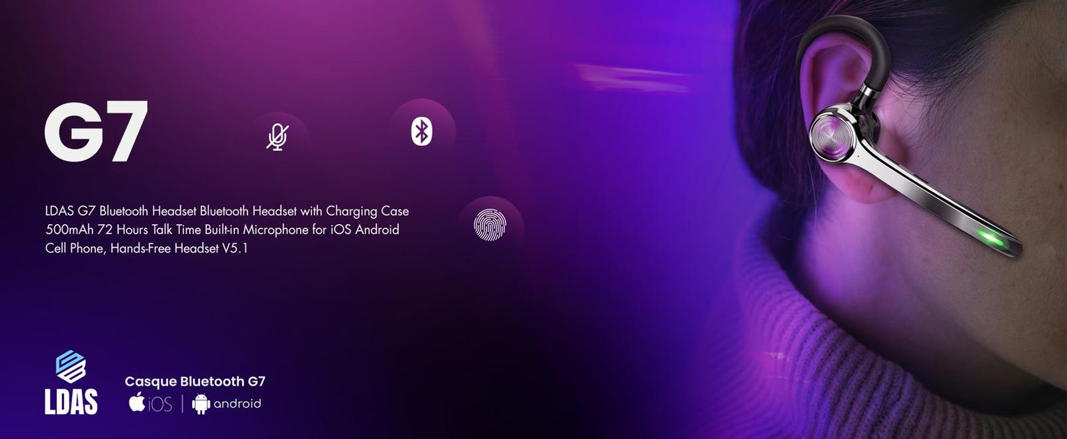 Best Bluetooth Headset for Professionals 2025: LDAS G7 Features Breakdown