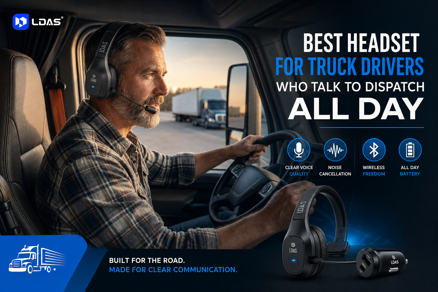 Best Headset for Truck Drivers Who Talk to Dispatch All Day