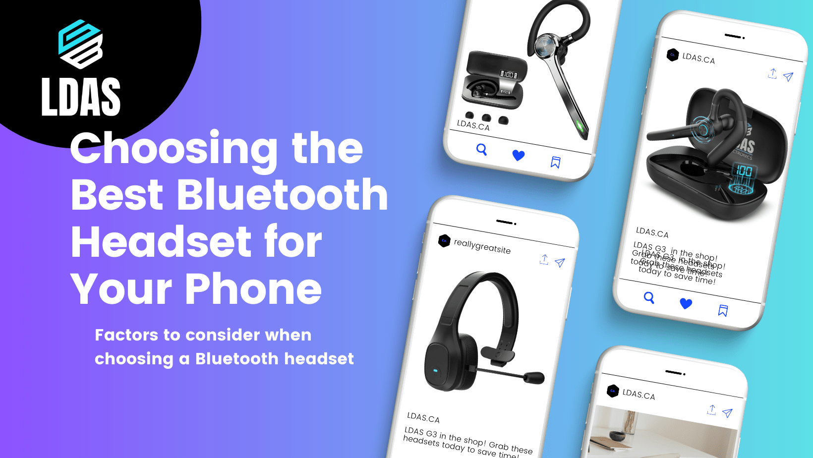 The Ultimate Guide to Choosing the Best Bluetooth Headset for Your Phone - LDAS ELECTRONICS