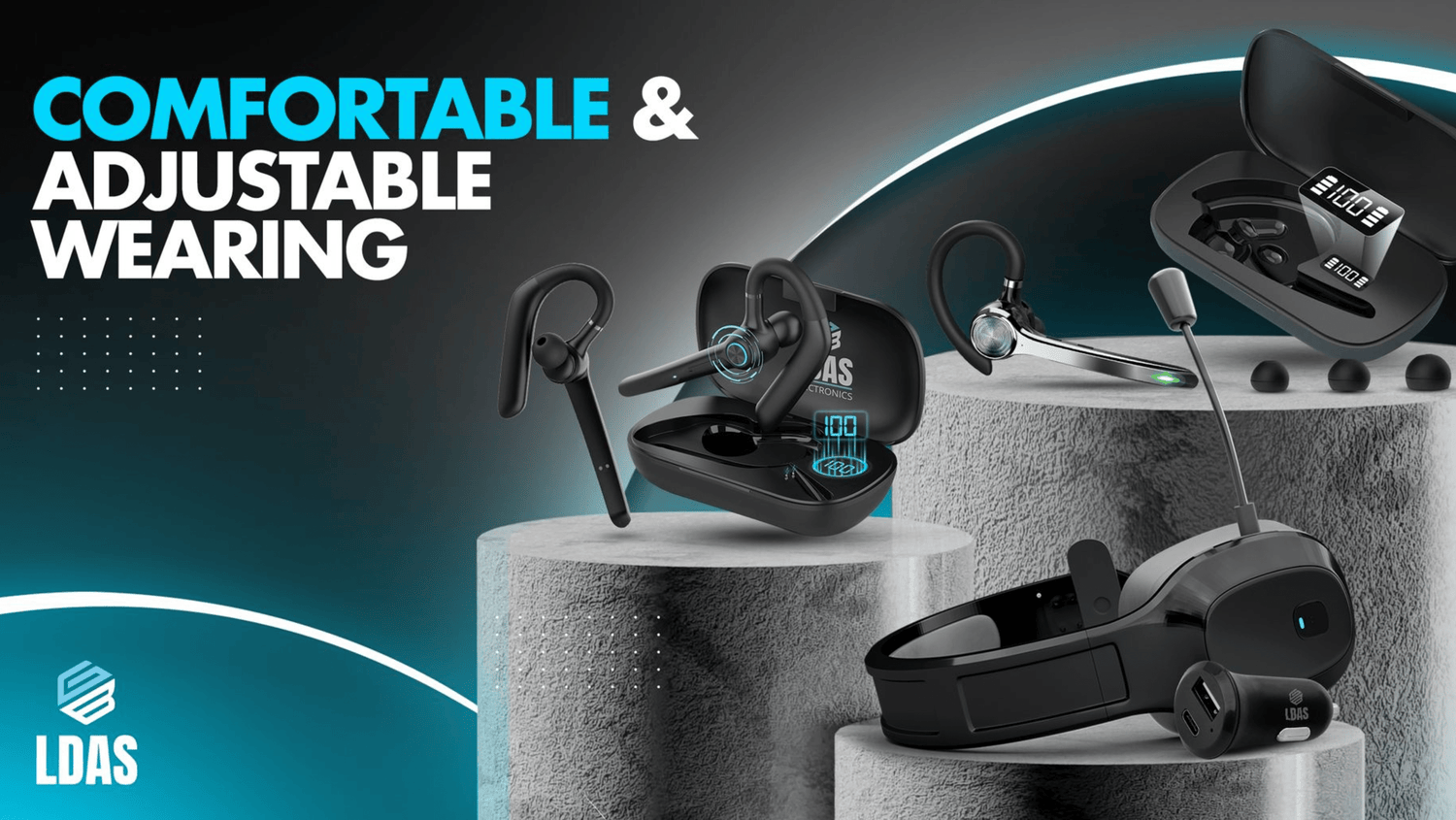 The Ultimate Guide to One Ear Headsets - LDAS ELECTRONICS