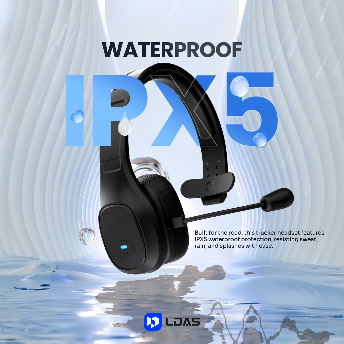 LDAS Trucker Bluetooth Headset TH11