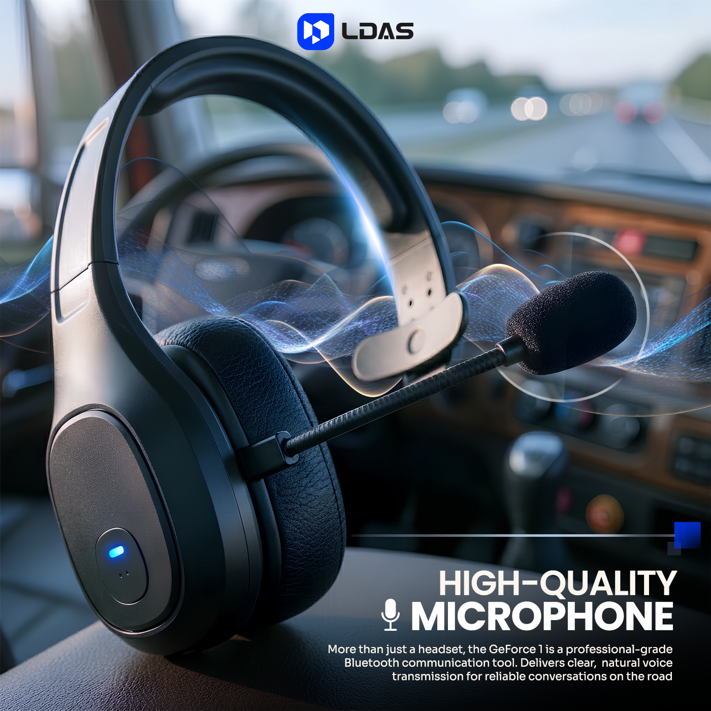 LDAS Trucker Bluetooth Headset TH11