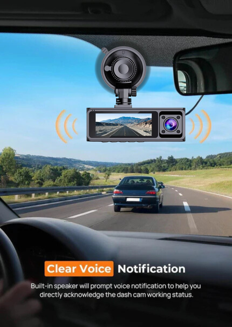 Dash Cam WiFi 2.5K Car Camera, E-YEEGER Front Dash Camera for Cars, Mini Dashcams with App, Night Vision, G-Sensor, Loop Recording, 24H Parking Mode, Free 32G SD Card, Support 256GB Max (Black)