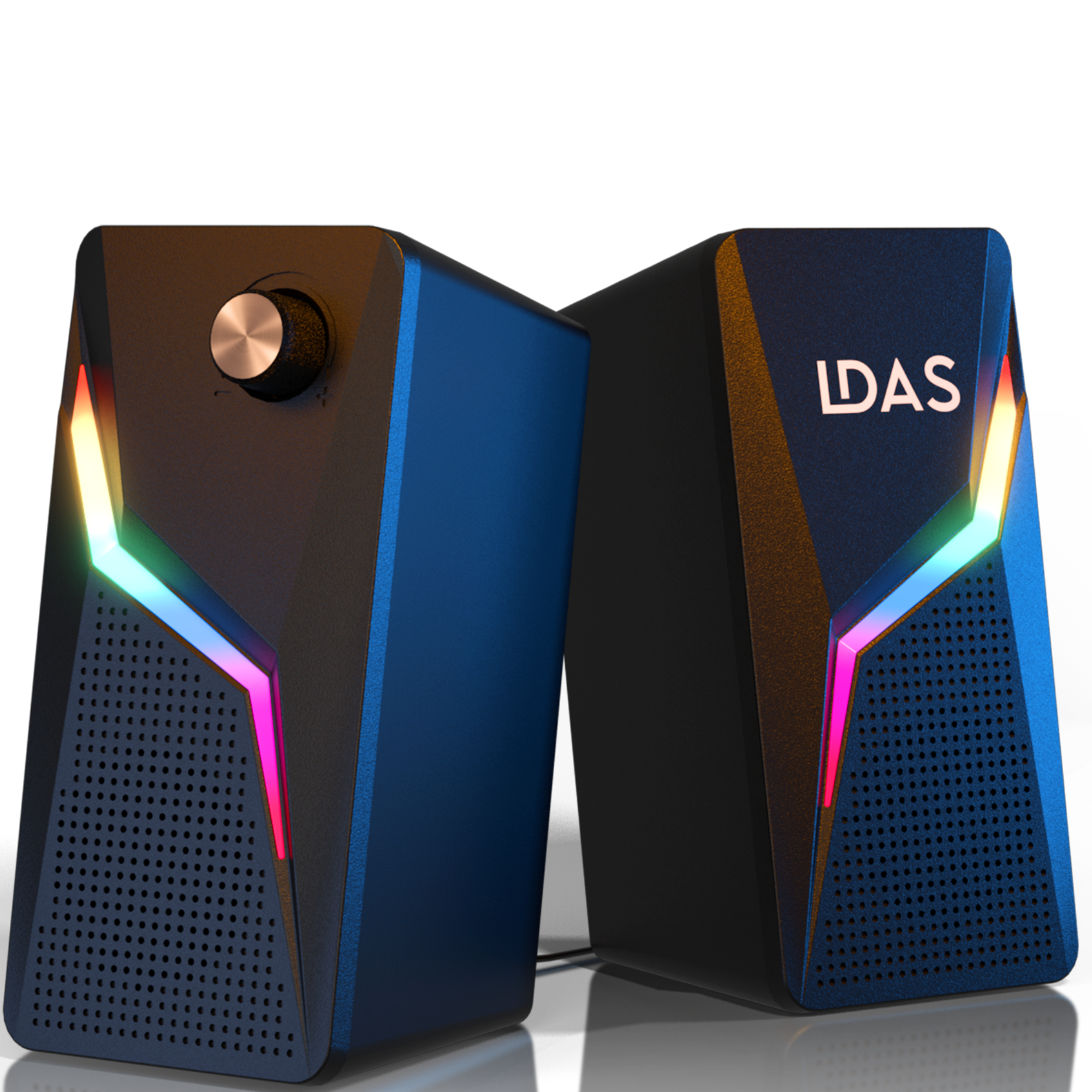 LDAS Computer Speakers for Desktop Monitor, USB/USB-C Powered PC Speakers