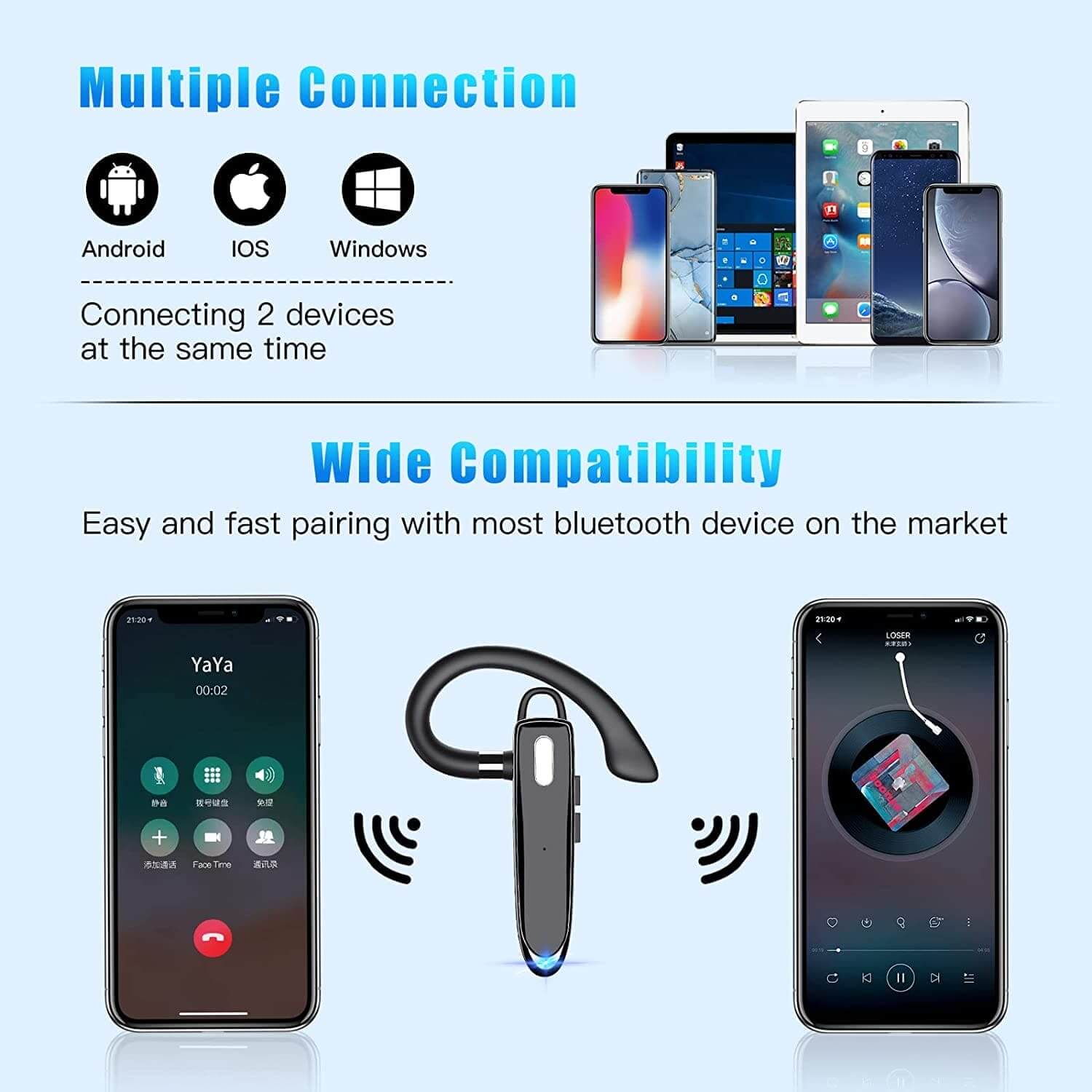 LDAS Bluetooth Headset G1 - LDAS ELECTRONICS