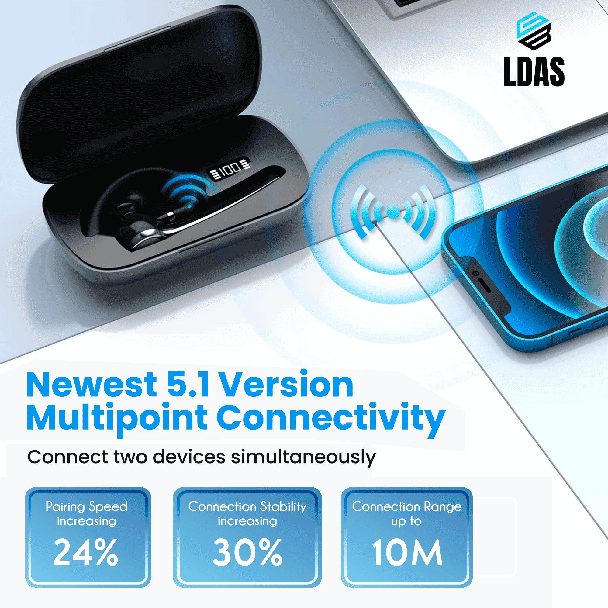 LDAS Bluetooth Headset G7 - LDAS ELECTRONICS