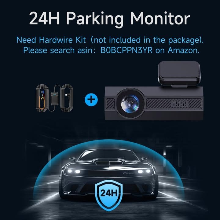 LDAS Dash Cam Front 2.5K: Mini Dash Cam for Cars, 1440P Car Camera with APP, WiFi Dash Cam with WDR Night Vision, 24 Hours Parking Monitor Dashcams, 160°Wide, G-Sensor - LDAS ELECTRONICS
