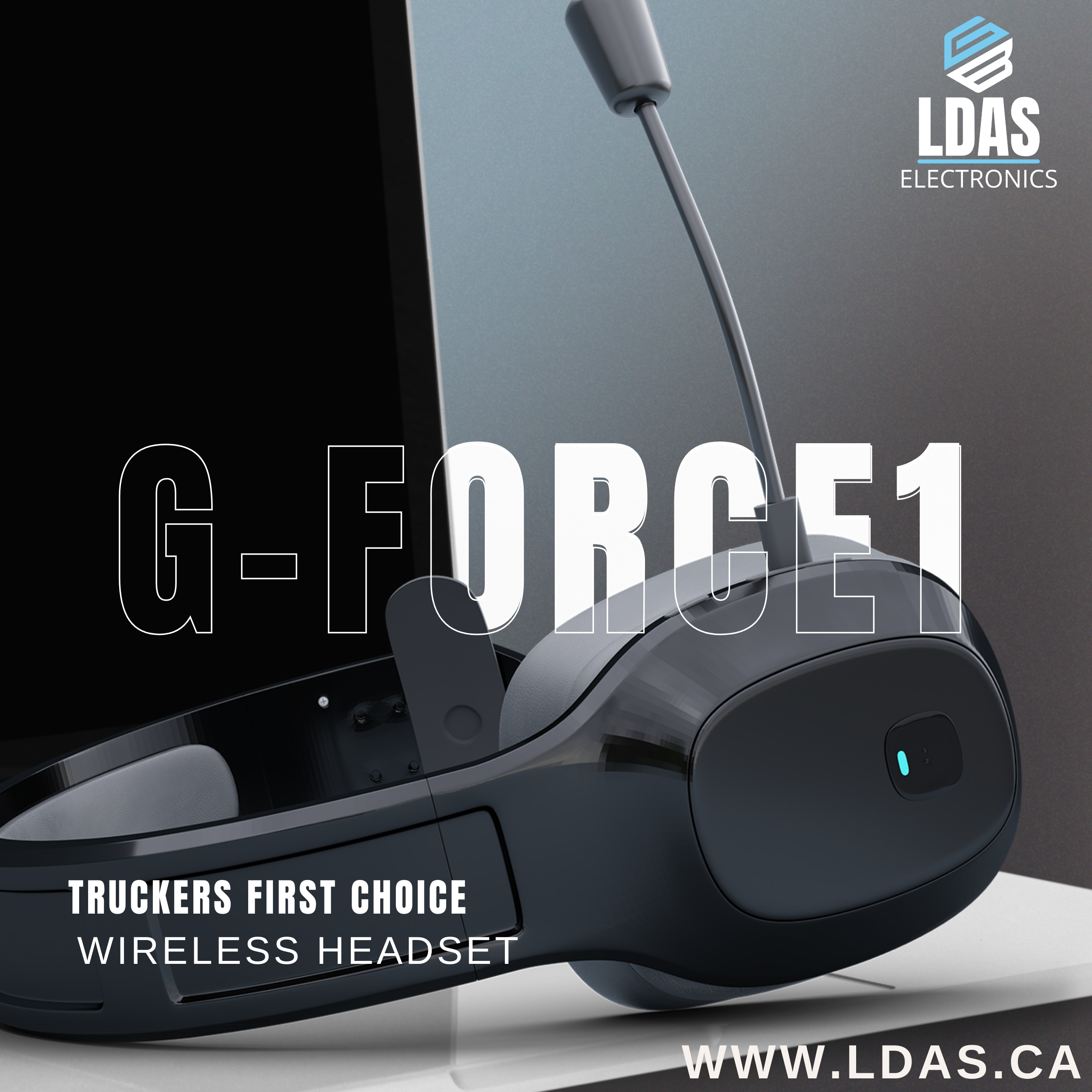 LDAS G-FORCE 1 HEADSET FOR TRUCKERS