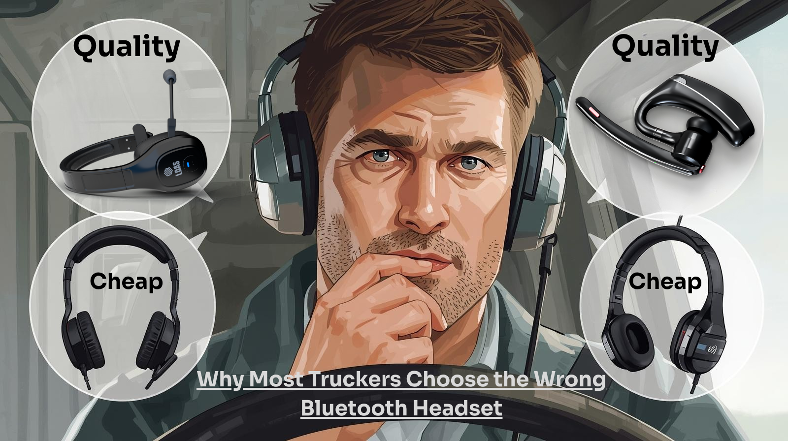 Why Most Truckers Choose the Wrong Bluetooth Headset