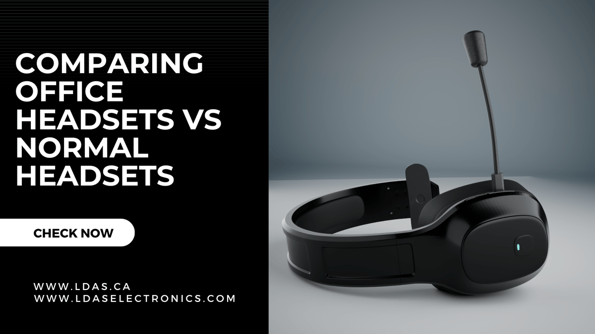 Comparing Office Headsets vs Normal Headsets – LDAS Electronics