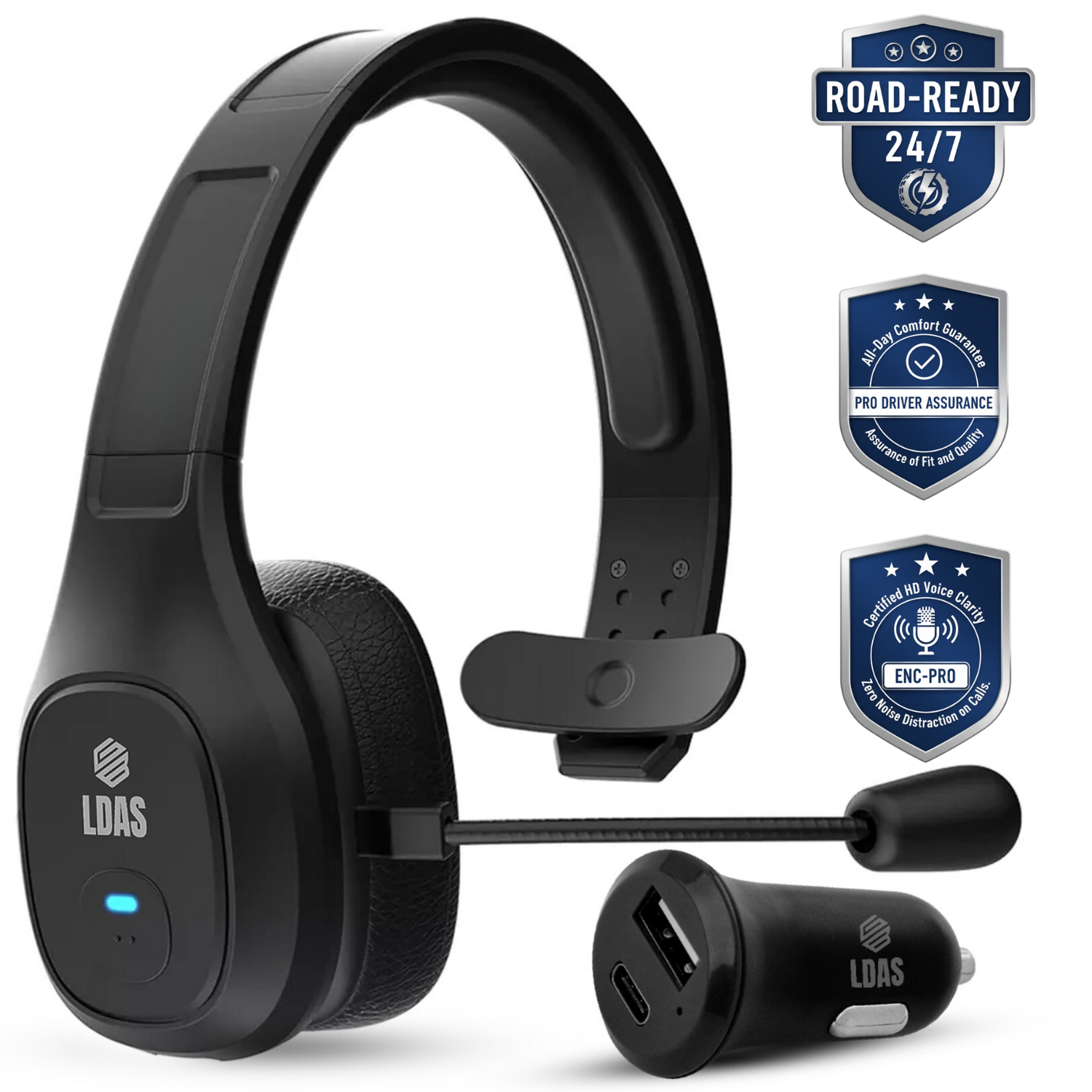 LDAS Trucker Bluetooth Headset TH11
