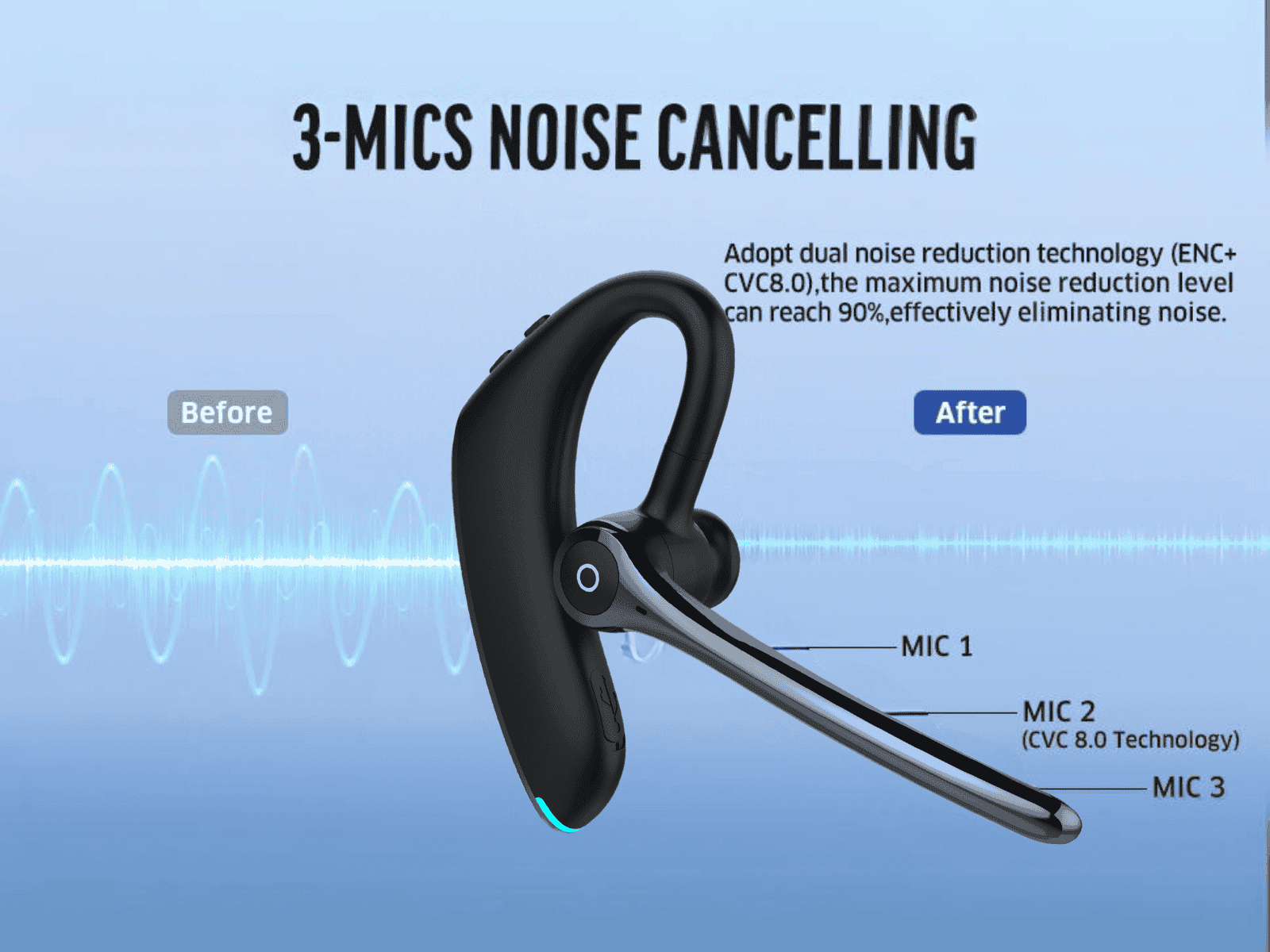 LDAS Bluetooth Earpiece F910