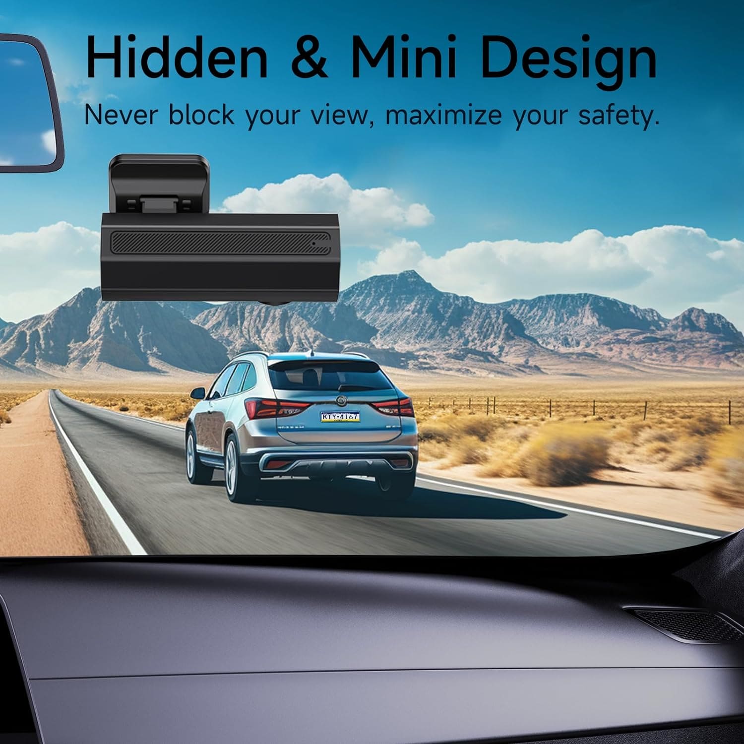 LDAS Dash Cam Front 2.5K: Mini Dash Cam for Cars, 1440P Car Camera with APP, WiFi Dash Cam with WDR Night Vision, 24 Hours Parking Monitor Dashcams, 160°Wide, G-Sensor - LDAS ELECTRONICS